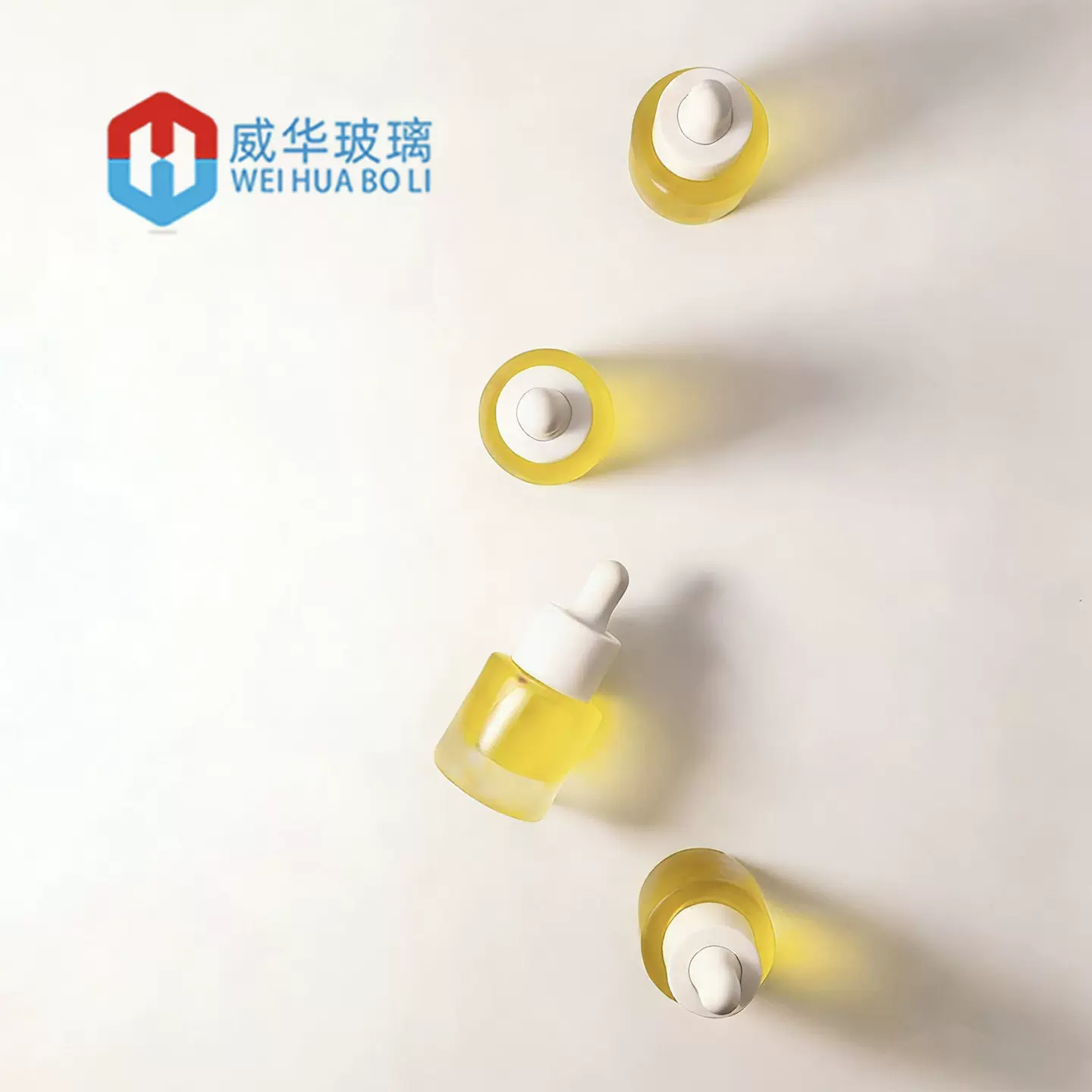 现货15ml直圆厚底玻璃透明精油瓶 护肤品精华液玻璃滴管分装瓶