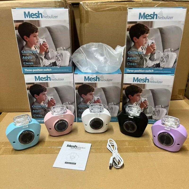 Cross-border English ZS102 Nebulizer Portable Nebulizer for Children's Cough Home Use Handheld Inhaler