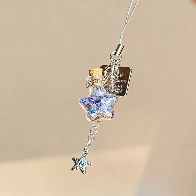 Ins Star Wishing Bottle New Pendant Mobile Phone Bag Ccd Pendant Niche Creative Exquisite Friend Bestie Gift