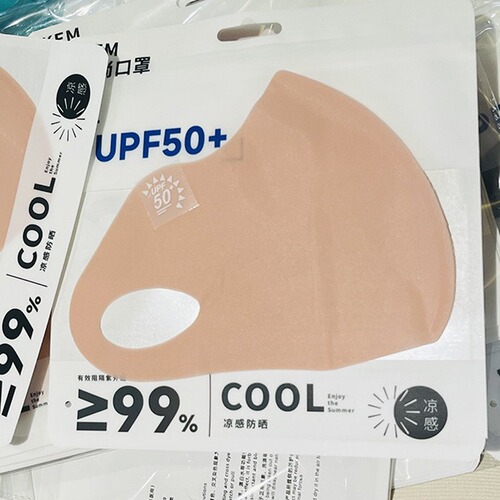 Summer Ice Silk UV Protection Lightweight 3D Breathable Eye Protection Sunscreen Face Mask for Men and Women Outdoors