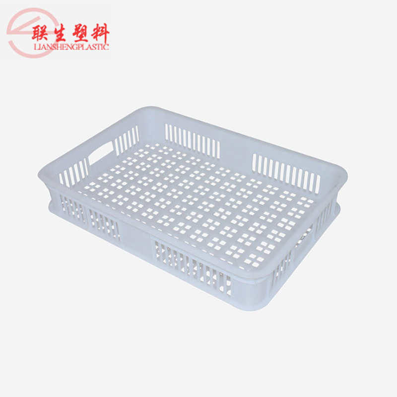 塑料周转箱塑料箱菜箩水果蔬菜运输塑料储物筐10箩600*420*107mm