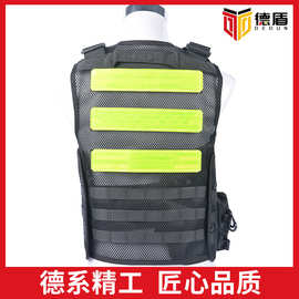 源头工厂反光战术背心 荧光高可见度巡逻马甲 支持OEM来图来样定