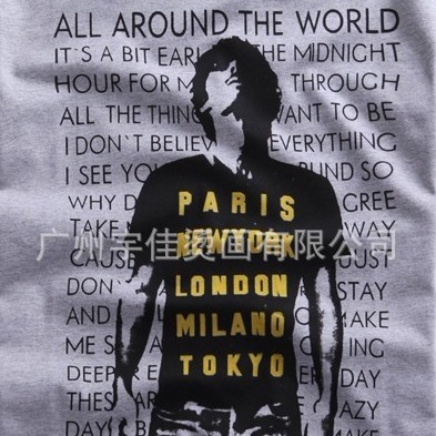 来图做烫画 做PET烫画 男装烫画 男装烫图