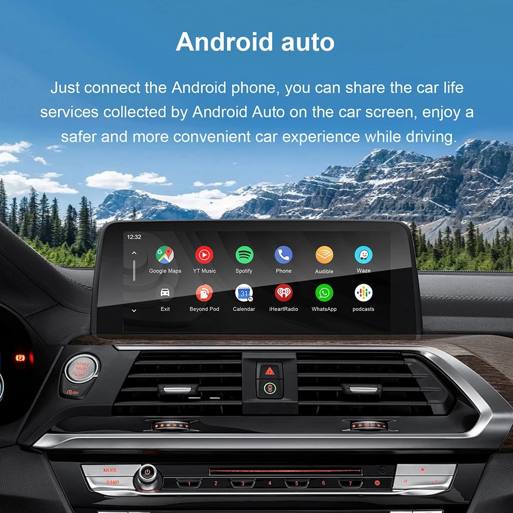 Wireless CarPlay Hicar Box for BMW with Backup Camera Support