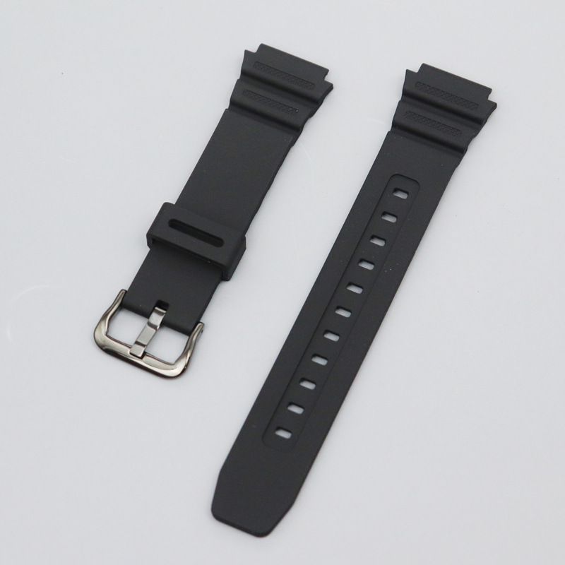 Adaptación Casio correa de reloj AE - 1200 SGW400 F - 108 W - 218 correa de silicona de bloque pequeño 18mm