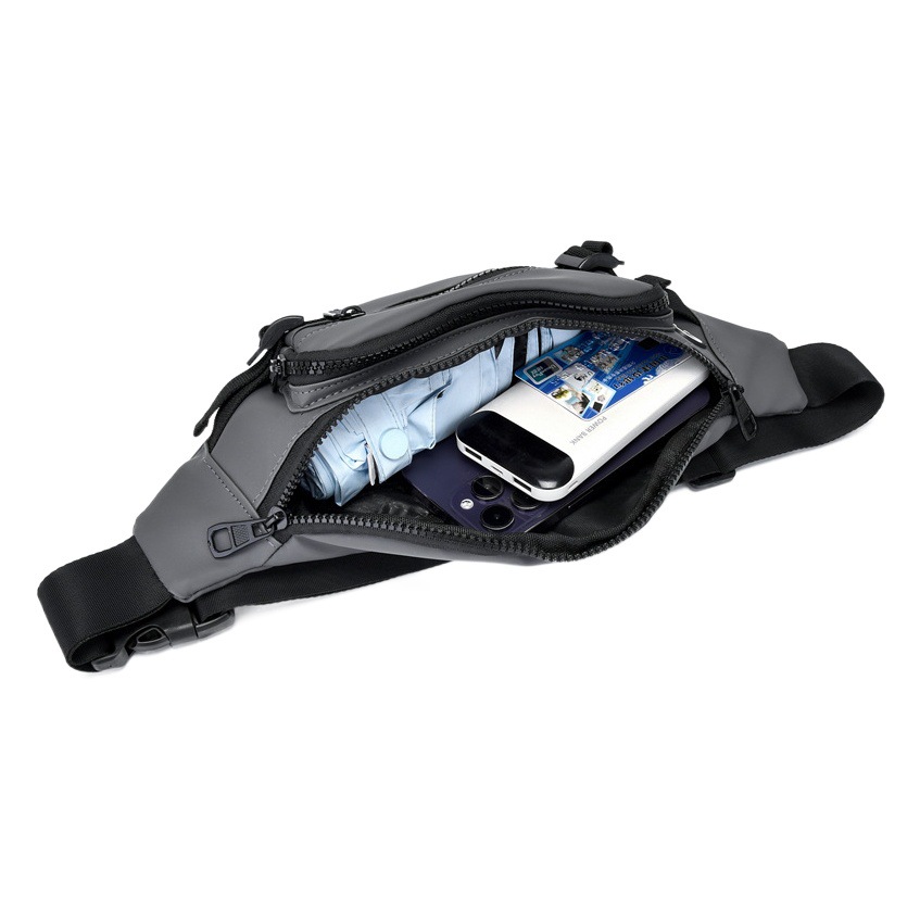 New Waist Bag Men's Multifunctional Large Capacity Leisure Outdoor Sports Business Cash register Wear-resistant Waterproof Wallet
