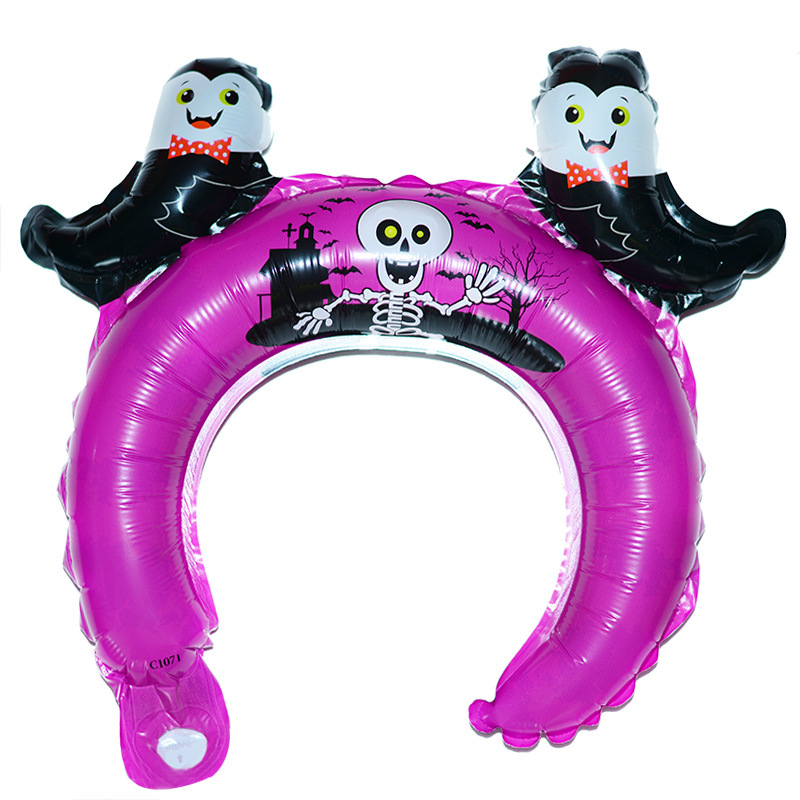 Nuevas diademas de Halloween, bastones, palos de animación, globos, artículos de Halloween, accesorios de decoración para fiestas, globos de aluminio image 19