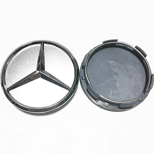 Applies to Mercedes-Benz 60mm 6CM Modification Wheel Center Cover Tire Cover Wheel Cover Label Center Cover Label Black