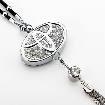 Specially Designed for Foreign Trade, Toyota Car Perfume Pendant with Long-Lasting Light Fragrance Essential Oil Aroma Diffuser Pendant with Inlaid Decorations