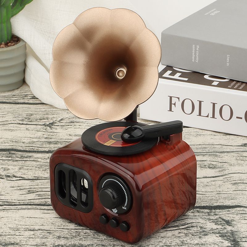 レトロ蓄音機オルゴールリビング玄関オフィス装飾品置物クリエイティブバレンタイン誕生日プレゼント|undefined