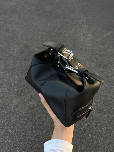 Niche design high-end motorcycle bag y2k sweet cool European and American hot girl belt armpit bag single shoulder crossbody bag trendy