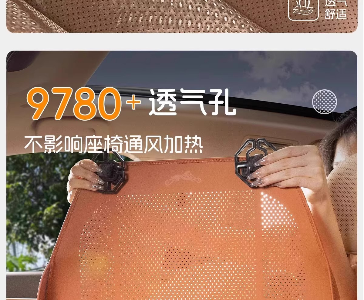 New full-cover car seat cushion made of perforated Nappa leather, high-end car seat pad, suitable for all seasons, front and rear seat cushion