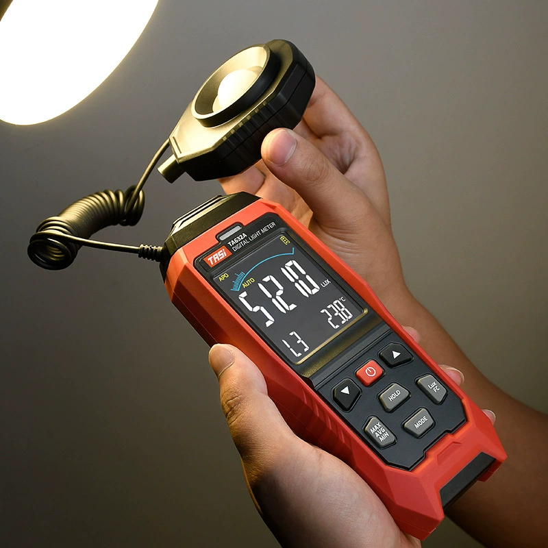 Люминометр для подростков TA632A Люминометр Измеритель яркости Тестер люмена Измеритель яркости Фотометр Измеритель яркости