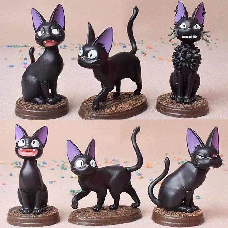 Слепая коробка фигурка (Гиги) чёрный кот, PVC декоративная коллекционная игрушка, 17.5×11.5×9.5 см