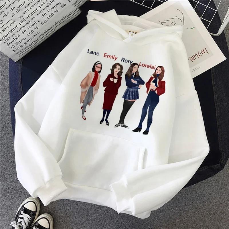 Gilmore Girls Printed Hoodies Winter Warm Tops Cute