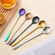 创意不锈钢猫爪勺长柄冰勺马克杯蜂蜜搅拌勺咖啡甜品勺酒吧调酒勺