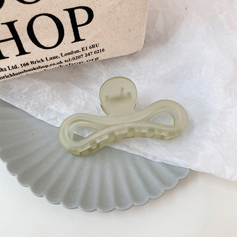 Clip de garra grande Placa de horquilla de acrílico horquilla hembra elegante temperamento tiburón clip tocado clip de Cabeza trasera horquilla