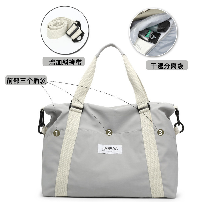 Bolsa de viaje de mujer bolsa de mano de gran capacidad bolsa de viaje bolsa de almacenamiento de ropa bolsa de embarque de hombre bolsa de espera corta distancia