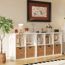 钢制书置物落地靠墙组合格子客厅幼儿园储物纳家用书