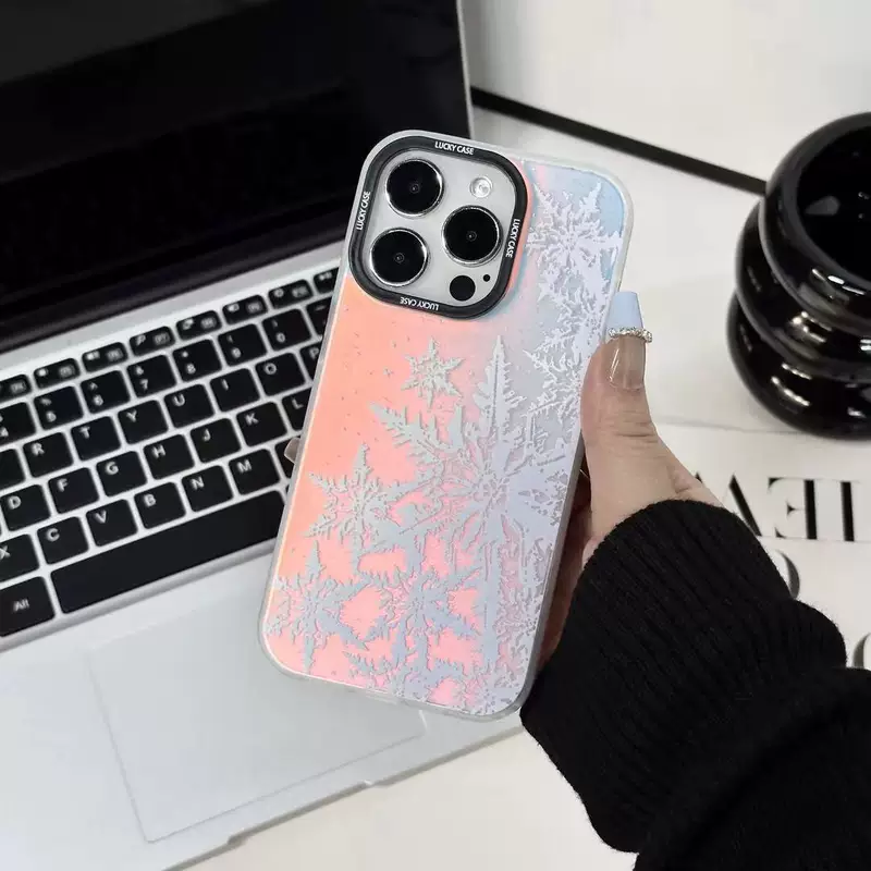 Подходящий чехол для мобильного телефона Xiaomi 15Pro, Redmi K80 градиент IMD лазер Note14 Advanced sense 13ultra niche