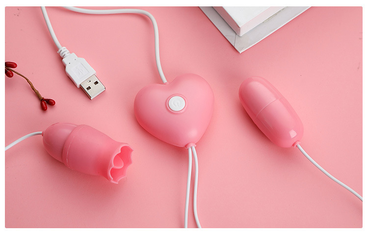 USB Rechargeable Tongue Licking Wearable Egg Vibrator with Dual Jumping Modes — detail image 16