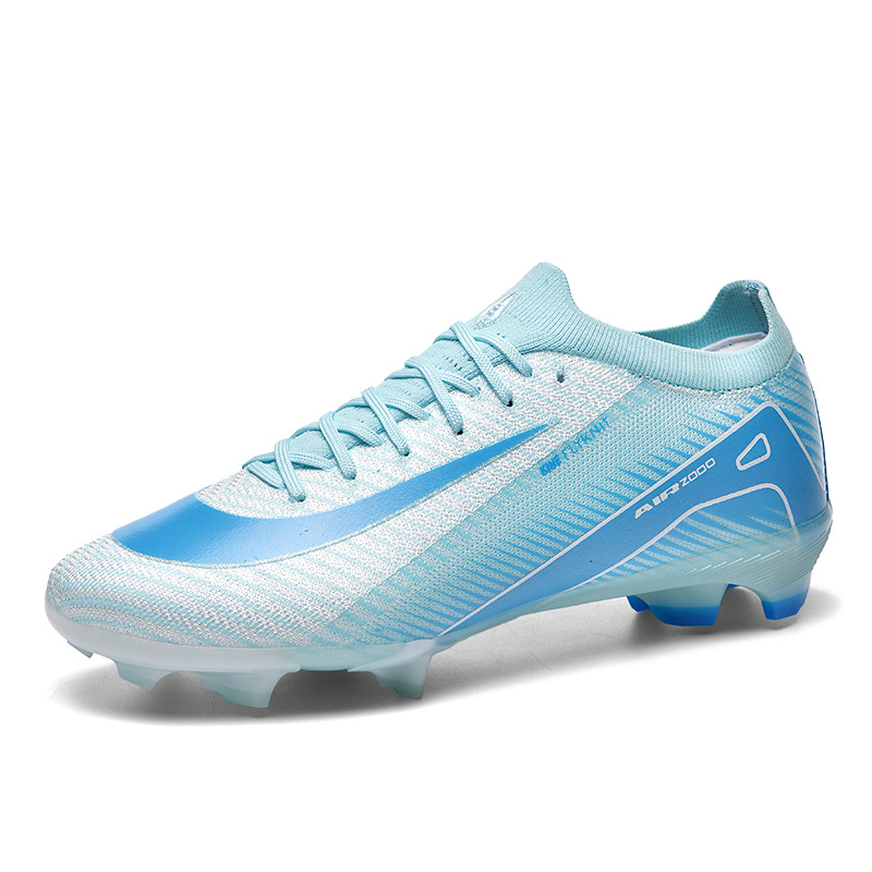 Cross-border temu zapatos de fútbol para niños Copa del Mundo Ronaldo adultos clavos transpirables antideslizantes zapatos de fútbol de entrenamiento profesional