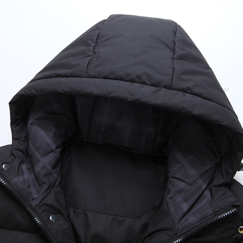 Invierno nuevo hombre algodón corto con capuzas de moda chaqueta caliente y gruesa chaqueta casual chaqueta suelta