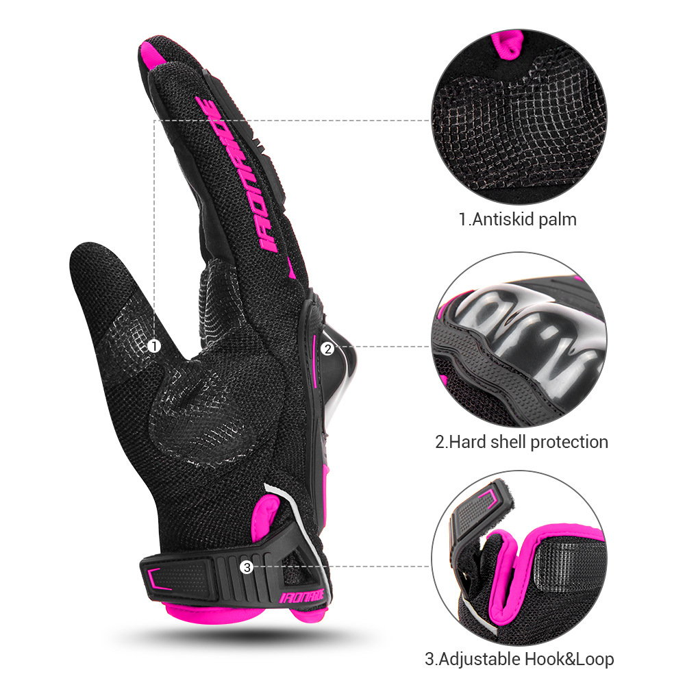Guantes de motocicleta masculinos de carcasa dura guantes táctiles de pantalla táctil de montar al aire libre guantes tácticos de protección a prueba de caídas