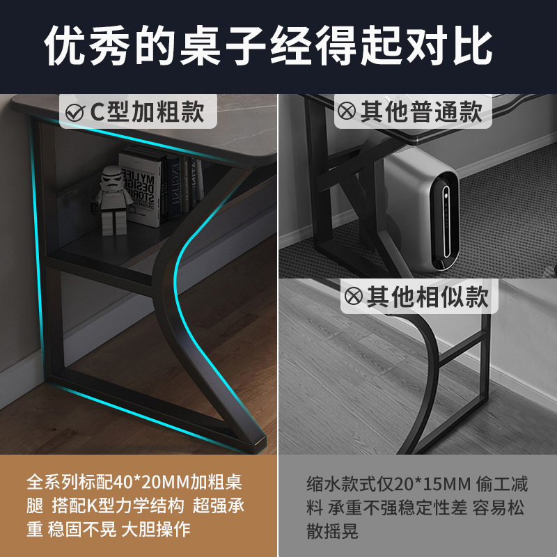 Mesa de computadora para dos personas pequeña mesa de escritorio doméstica mesa de juegos de deportes electrónicos mesa de escritorio dormitorio mesa de oficina simple mesa de trabajo
