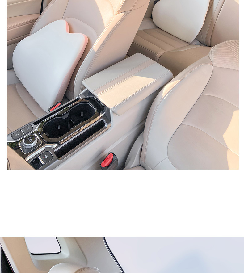 Car headrest neck pillow Four Seasons Universal driving pillow car pillow a pair of car waist support memory foam cute