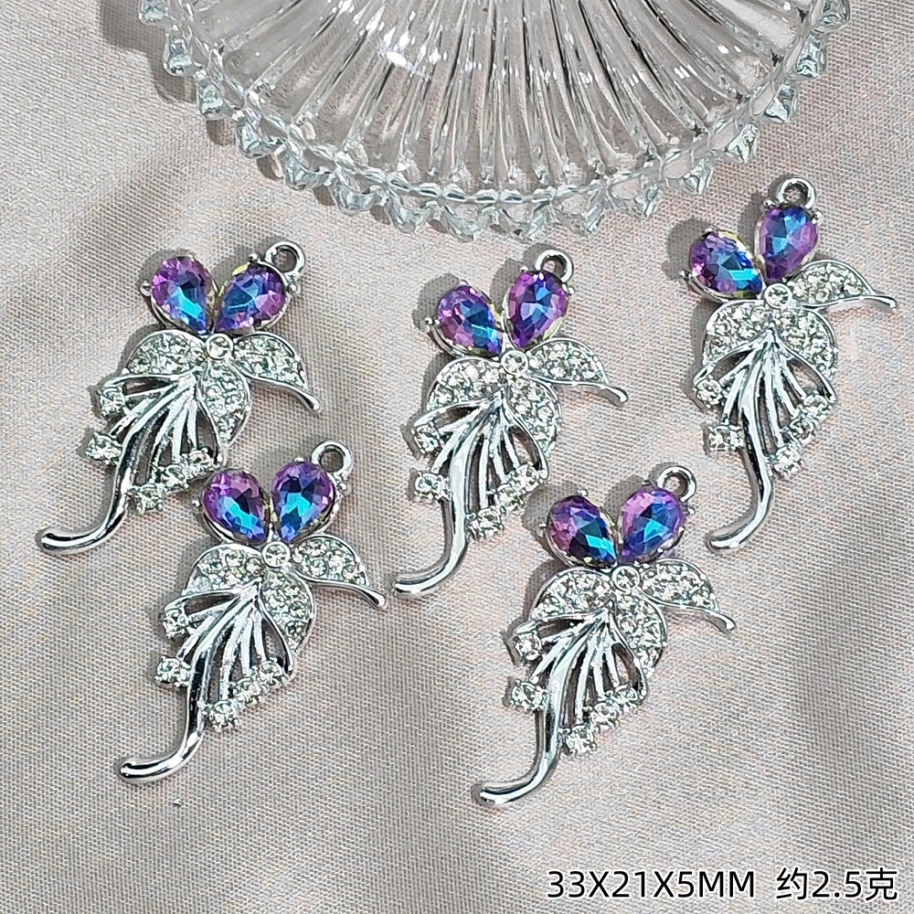 Exquisitos accesorios de joyería colgante de diamante de alta protección ultravioleta al por mayor collar DIY artesanal colgante de materiales de ropa de pulsera