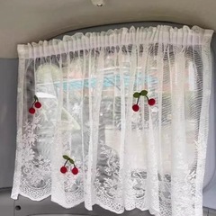 三轮电动车窗帘遮阳帘公主风防晒帘魔术贴纱帘电动三轮车内饰改造