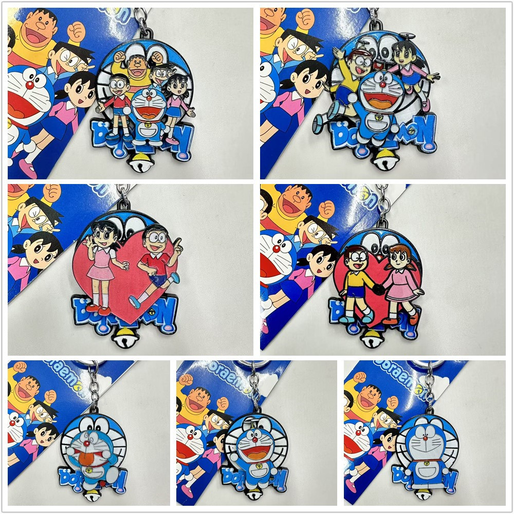 Cartoon keychain, rotating pendant, school bag, accessory
