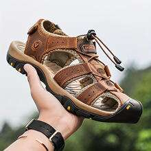 J 13252 Men's closed sandals ��ʿ��ͷ��Ь�羳����ͨ����