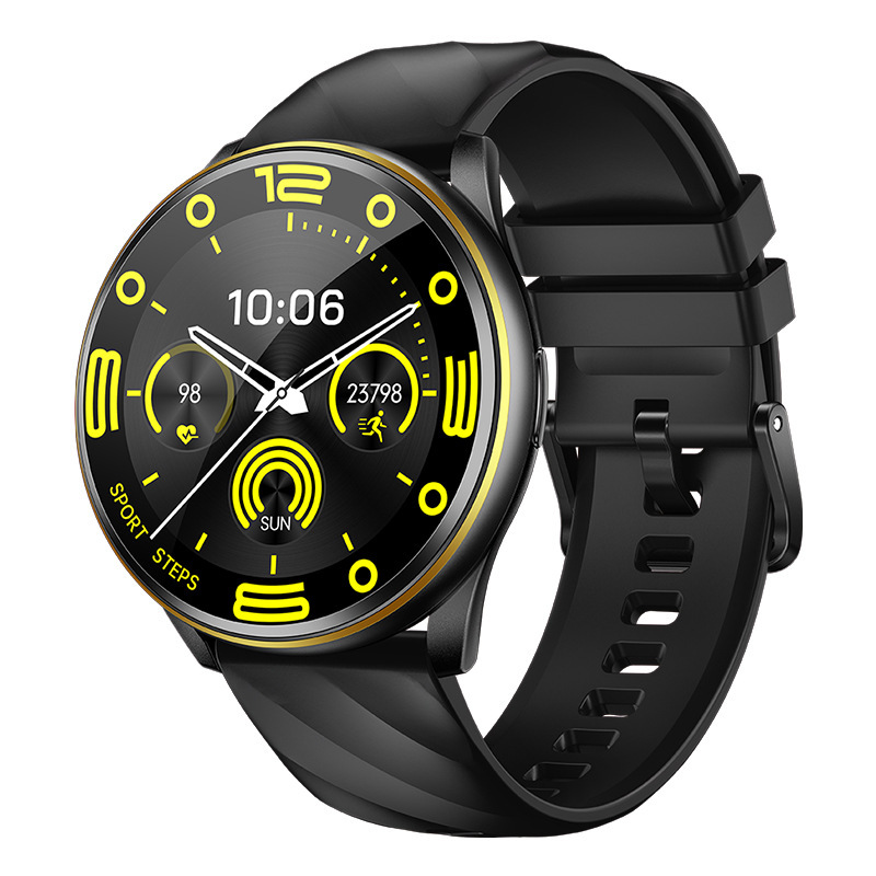 KT77 Smart Watch Bluetooth Call Heart Rate Blood Oxygen Blood Pressure Weather Breathing Training Women Health Smart Watch