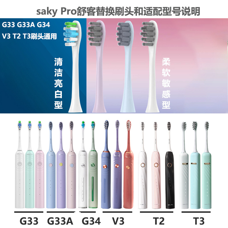 Fit Shuke sakyPro full range of electric toothbrush head Fit Shuke sakyPro full range of electric toothbrush head