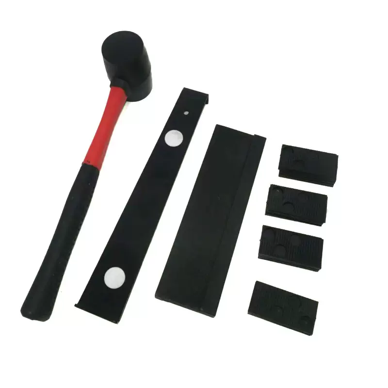 23件套木地板安装家用组合工具锤子套装黑色方形敲块回力钩插片