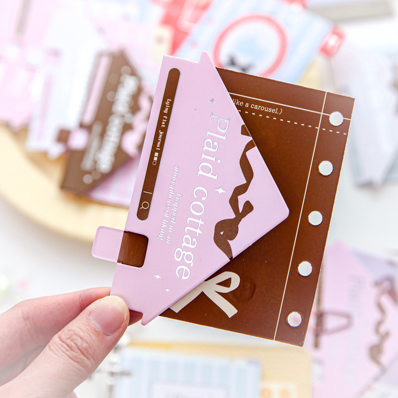 Mr. Paper 3D con formas especiales M5 página divisoria Anónimo, creatividad y diversión, página divisoria de cuenta manual coreana, tarjeta pequeña de papel