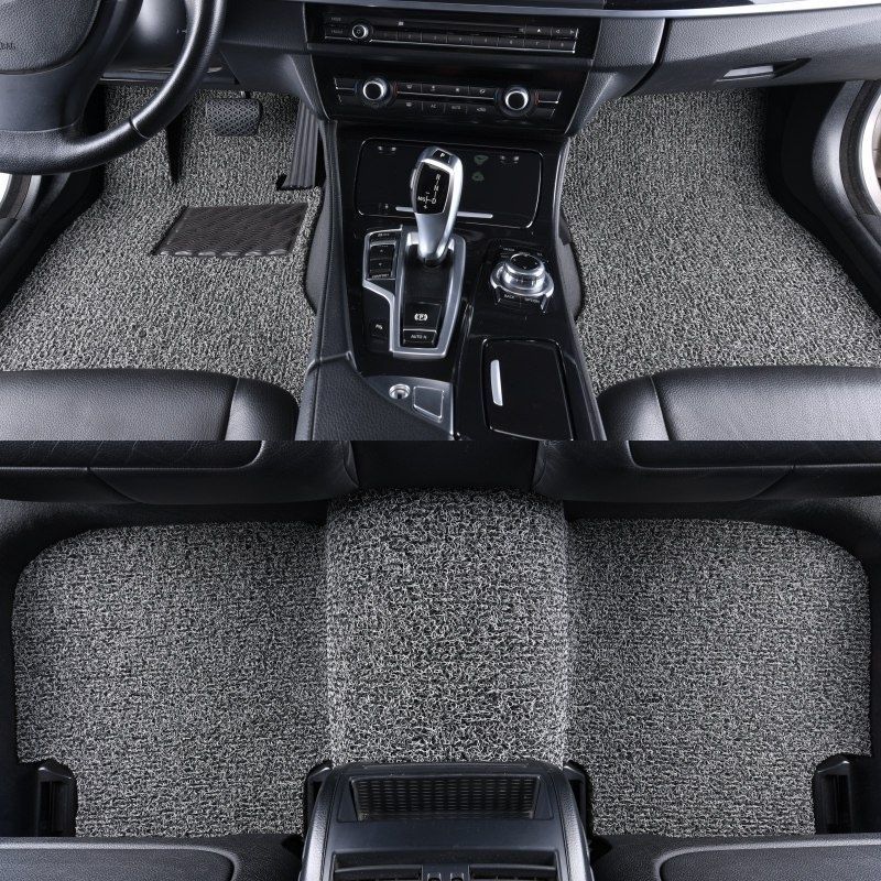 Suitable for Car Wire Ring Floor Mats 1.2 Thick Bottom Mats 1.9 Thick Wire Ring Car Floor Mats Universal Single Piece Main Driver Pvc