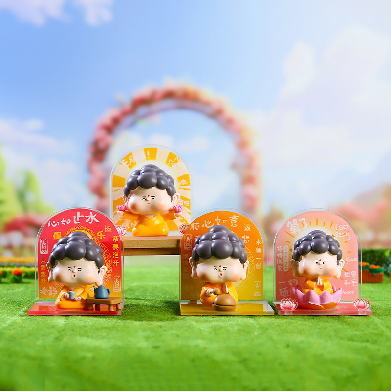 新品创意佛系小佛祖卡通树脂摆件卧室客厅桌面搞怪萌趣厂家直销