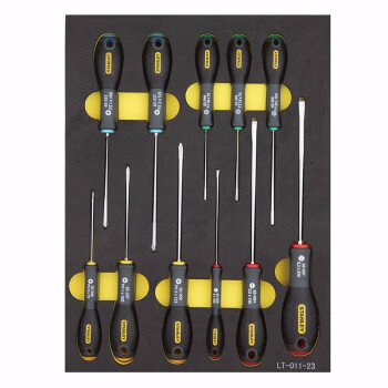 스탠리 11종 세트 3색 손잡이 드라이버 공구 홀더 LT-011-23