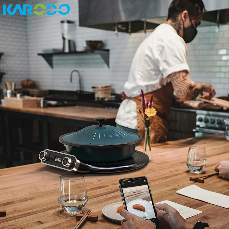 2000W Ultra-Thin Portable Single Head 8-Speed Power Adjustment International Design Master Unique Appearance Design Induction Cooker