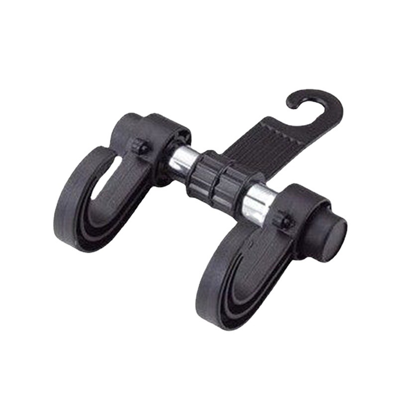 Multi-funcional doble gancho asiento trasero Gancho de acero inoxidable multiusos colgando gancho giratorio suministros de automóviles al por mayor