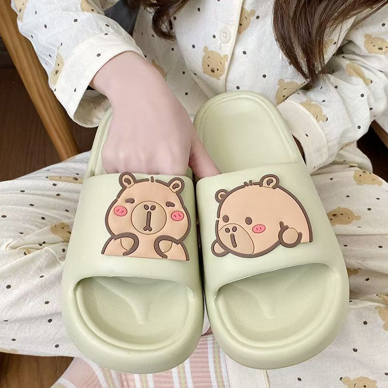 연한 녹색 카피바