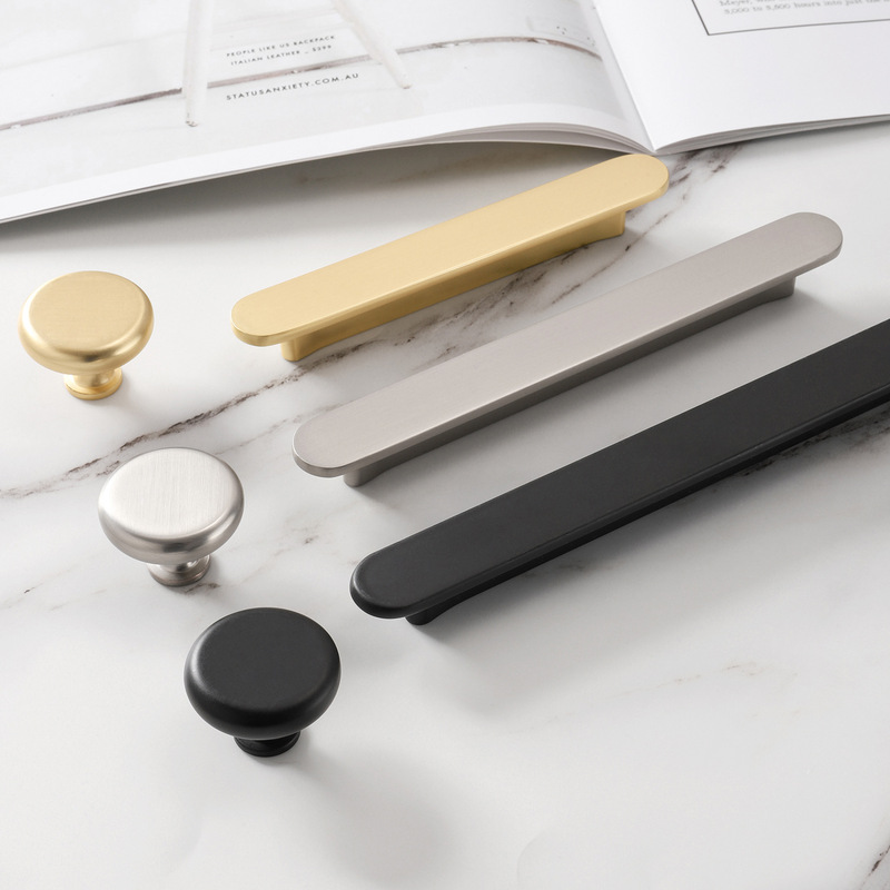 Nordic Ins Arc-Shaped Brushed Copper Handle, American-Style Minimalist Black Furniture and Bathroom Hardware Small Handle Nordic Ins Arc-Shaped Brushed Copper Handle, American-Style Minimalist Black Furniture and Bathroom Hardware Small Handle