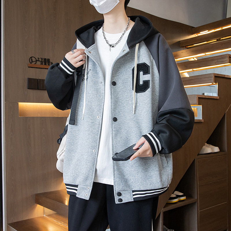 Spring and Autumn 13 Teenage Jacket 12 Years Old Boys Junior High School Students 14 Handsome Baseball Suit 15 Big Kids Men's Jacket