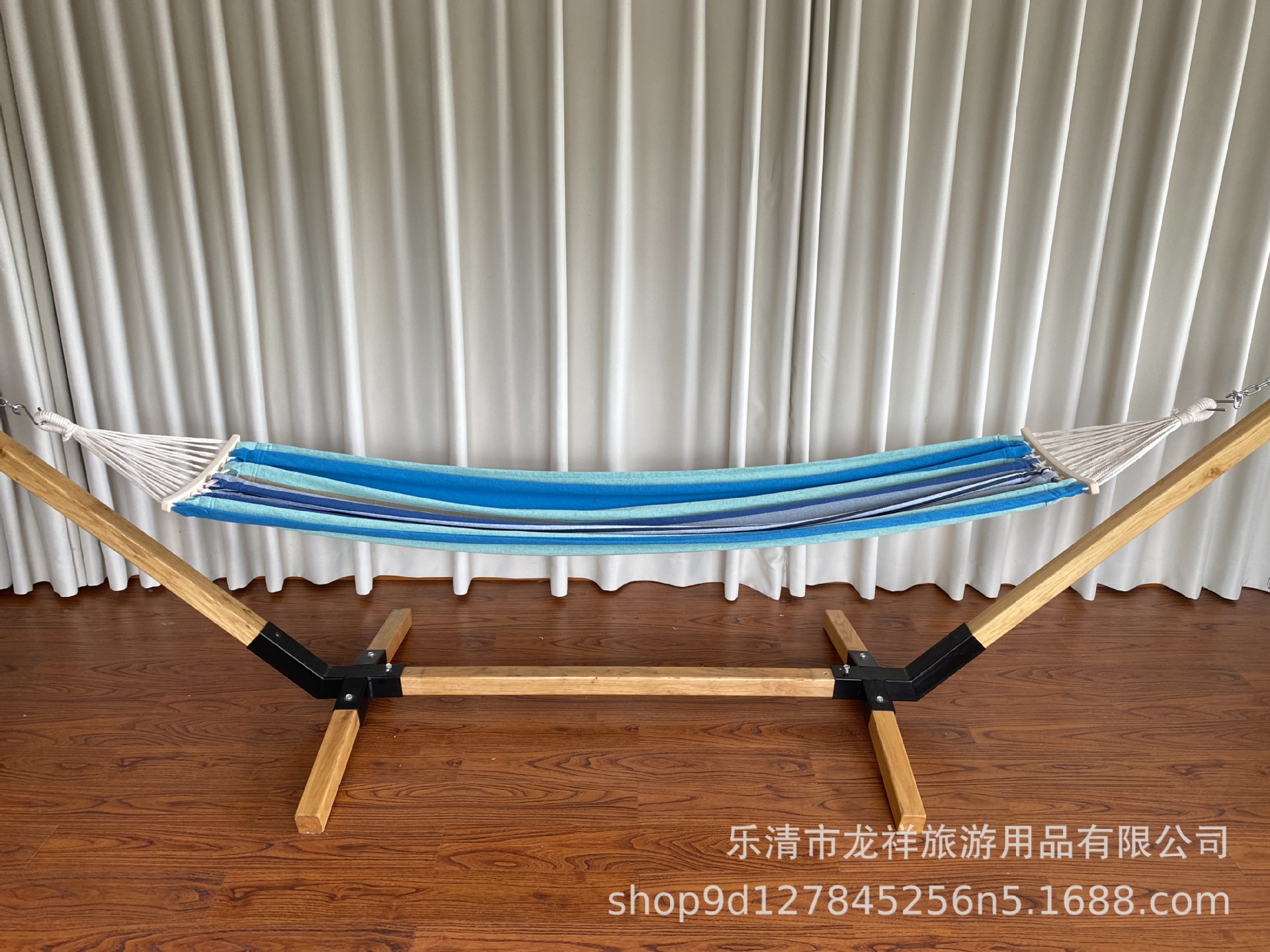 200*100cm 파란색, 흰색, 갈색 및 검정색 핀스트라이프