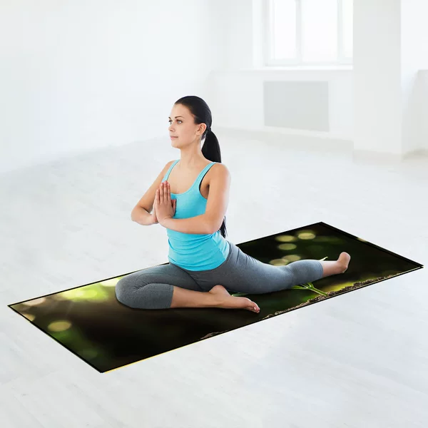 Amazon Supply Yoga Partner Portable Yoga Scarf Printed Water Absorbent Fitness Non-slip Yoga Scarf Shawl