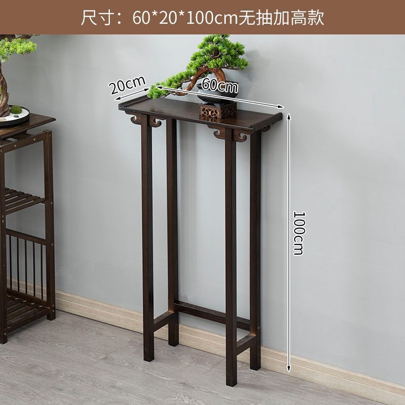新中国式の超狭い玄関テーブルはテーブルの花棚の置物棚の客間のプロジェクトの端景台の玄関棚の狭いタイプです。|undefined