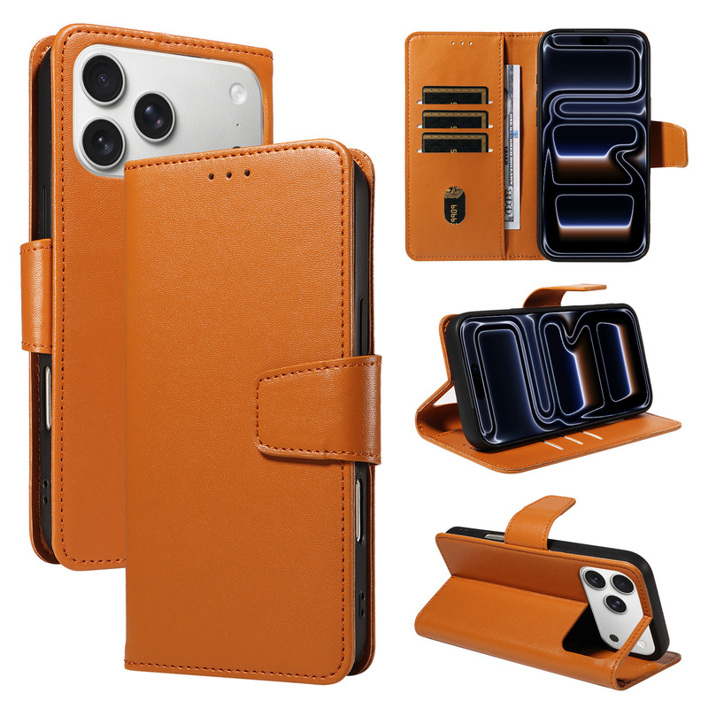 Suitable for Apple 14 Mobile Phone Case Iphone16 Mobile Phone Leather Case New Samsung S24 Flip Protective Cover Xiaomi 12